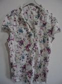 Blusa de manguinha floral
