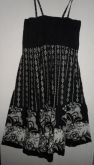 Vestido Preto e Branco