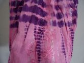 Bata roxa com rosa - detalhe