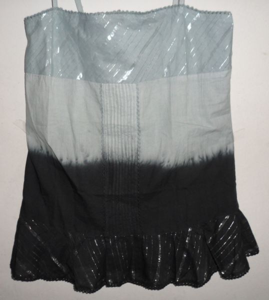 Blusa cinza com preto