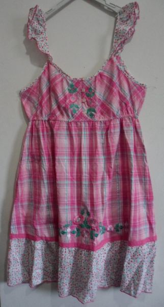 Vestido xadrez Rosa