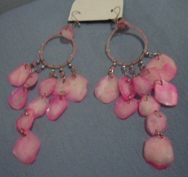Brinco Grande Rosa